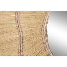 DKD Home Decor Espejo Balines Rayung Natural Hecho a mano 110 x 110 cm Decoración Hogar