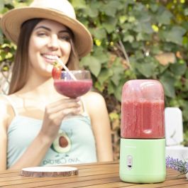 Batidora de Vaso Portátil Recargable Blendyr InnovaGoods Batidora de Vaso Portátil Recargable Blendyr InnovaGoods