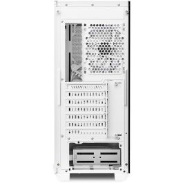 Sharkoon VS9 RGB Caja para PC Gaming de Tipo Torre Midi con Iluminación RGB Integrada y Ventiladores Preinstalados, Color Blanco