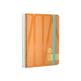 Agenda Espiral Antartik Bold A6 2025 Semana Vista Colores Surtidos Azul Y Melocoton Papel De 80 gr 8 unidades