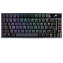 ASUS ROG Azoth Teclado Mecánico Gaming 75% Inalámbrico Bluetooth/USB RGB LED Switch ROG RX Blue 90MP0316-BKSA00