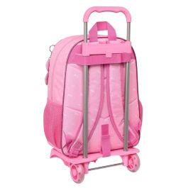 Mochila Escolar con Ruedas Barbie Girl Rosa 33 x 42 x 14 cm