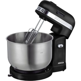 Jocca Procesador de alimentos JOC8435253575807, Recipiente Acero Inoxidable 3.5L, 5 Velocidades, Negro y Gris