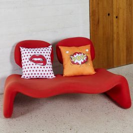 Home Deco Factory Cojín Rainbow 40x40 cm