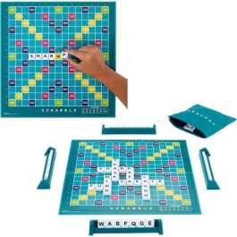 Mattel Games - Scrabble Clásico 2 en 1 con Tablero Reversible - Juego de Mesa - A partir de 8 años