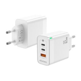 Aisens Cargador GaN 65W, 2xUSB-C PD3.0 QC4.0, 1xUSB-A QC3.0 Blanco para Portátiles y Móviles Precio: 15.49999957. SKU: B14D76B44P