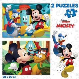 Educa Puzzle 2x48 Mickey Mouse Fun House