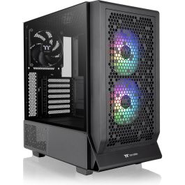 Thermaltake Ceres 330 TG Caja PC Midi Tower Negra con Panel de Cristal Templado y 2 Ventiladores de 140mm