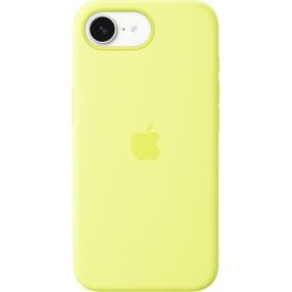 Apple iPhone 16e MGYW4ZMA - Funda de silicona amarillo neón
