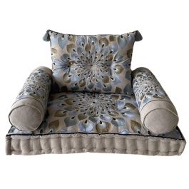 DKD Home Decor Sillon Azul Beige 55 x 18 x 90 cm Set de 4 Precio: 145.50000014. SKU: B1JGFWMYF3