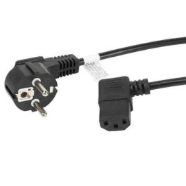 Lanberg Cable de Alimentación Schuko CEE 7/7 a IEC320 C13, 1.8m, Negro, Conector en Ángulo, Certificado VDE Precio: 6.50000021. SKU: S5604184