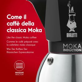 Cafetera italiana de Bialetti - Inducción Moka - 6 tazas