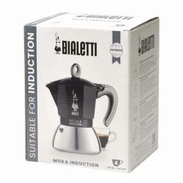 Cafetera Italiana Bialetti Moka Negro Aluminio Cafetera Italiana Bialetti Moka Negro Aluminio