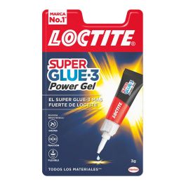 Loctite Adhesivo Instantáneo Super Glue-3 Power Gel 3 gr Transparente