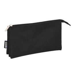 Bolsa para lapices triple negro 22x12x3cm Precio: 5.68999959. SKU: S4306164