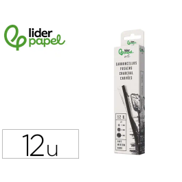 Liderpapel Carboncillo Redondo para Dibujo Caja de 12 Unidades Diámetros Surtidos Precio: 5.2514. SKU: B128J7EEVM