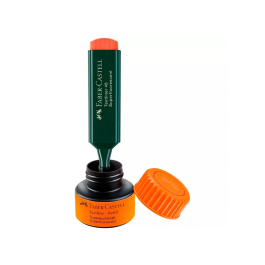 Faber Castell Textliner 1549 Recambio Tinta Rotulador Fluorescente Naranja Bote 30 ml