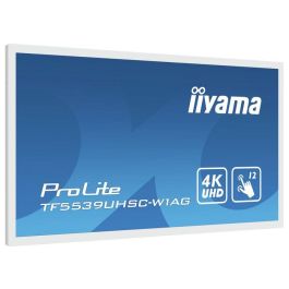 iiyama TF5539UHSC-W1AG Pantalla Táctil Interactiva 55" 4K UHD PCAP IPS 15 Puntos Open Frame Antirreflejos Touch-Through-Glass Blanca Uso 24/7 iiyama TF5539UHSC-W1AG Pantalla Táctil Interactiva 55" 4K UHD PCAP IPS 15 Puntos Open Frame Antirreflejos Touch-Through-Glass Blanca Uso 24/7