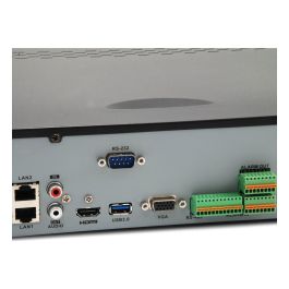 Level One NVR-1332 Grabador de Vídeo en Red de 32 Canales H.265 con Resolución de 3840 x 2160 Pixeles