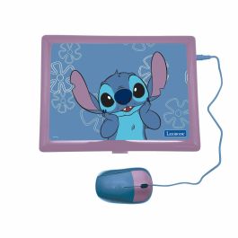 Lexibook AAAMW25468 Ordenador Educativo Stitch 170 Actividades Bilingüe EN/FR 7 Categorías Educativas