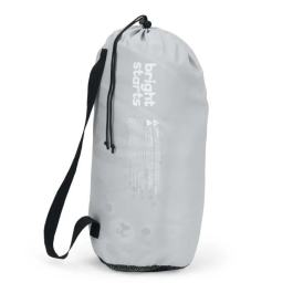 Bright Starts Tapete de juego plegable y convertible para bebé Selva tropical con arco, juguetes sensoriales, musicales y espejo BRI17325