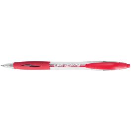 Boligrafo Bic Atlantis Rojo Retractil Tinta Aceite Punta De 1 mm 12 unidades