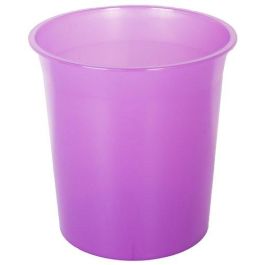 Papelera Plastico Cerrada 16 Litros Traslucido Malva Precio: 3.50000002. SKU: B1FZQ7EN7V