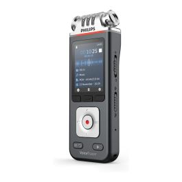 Philips DVT8115 VoiceTracer - Grabadora de Voz Digital, 50-20000 Hz, Negro/Gris, USB, Windows/macOS/Linux
