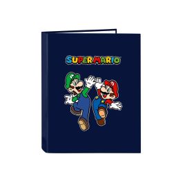 Carpeta de anillas Super Mario 26.5 x 33 x 4 cm Azul marino A4 Precio: 4.49999968. SKU: B1994QN92Q