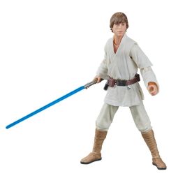 Hasbro G1551 Figura de Acción articulada Luke Skywalker Star Wars: Una Nueva Esperanza 15 cm con sable de luz y macrobinoculares