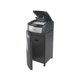 Rexel 750M Destructora de Documentos Automática AutoFeed, Microcorte, Capacidad Corte 750 Hojas, Clips y Grapas, Papelera 140L