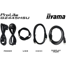 iiyama Monitor G2445HSU-B2 23.8" Full HD 1920x1080 1ms 100Hz HDMI DP USB IPS Negro