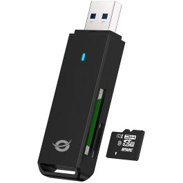 Conceptronic Lector de Tarjetas Externo USB 3.0 Compatible SD SDHC SDXC Micro SD T-Flash Micro SDHC Micro SDXC