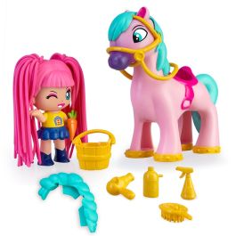 Famosa Pinypon Pelazo y Poni Melena 7/17180 Juguete para Niños y Niñas con Accesorios