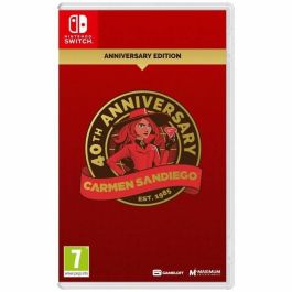 Just For Games JUS1736787709637 Carmen Sandiego Edición 40 Aniversario - Juego para Nintendo Switch