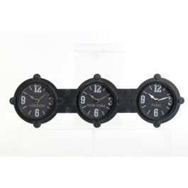 DKD Home Decor Reloj de Pared Vintage Negro Hierro y Cristal 6.5 x 18 x 58 cm Precio: 22.5786. SKU: S3026689