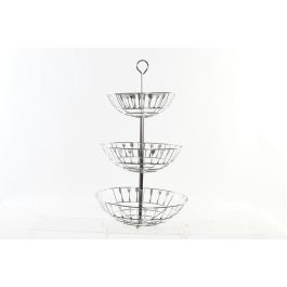 DKD Home Decor Frutero Basicos Metal cromado Plateado 2 Unidades 28 x 56 x 32 cm Precio: 26.98999985. SKU: B1D228LWFD