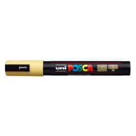 Posca Marcador PC-5M Punta Bala 1.8-2.5 mm Amarillo Pajizo No Permanente Precio: 3.50000002. SKU: B1KD6DRDLR