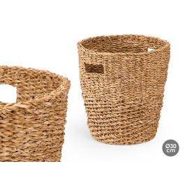 Giftdecor Cesto Cónico con Asas de Alga Marina Marrón 30 cm Diámetro Decorativo (4 Unidades) Precio: 38.50000022. SKU: B1HDHGP2J7