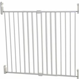 Dreambaby Barrera de seguridad Broadway Gro Gate Extra grande, para atornillar, Blanco, ancho ajustable 76-134,5 cm, apertura ambidextra