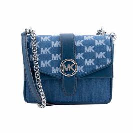Bolso Bandolera Michael Kors GREENWICH Azul 21 x 15 x 8 cm Precio: 110.6666. SKU: B1ENVSSKQF