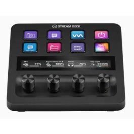 Elgato Stream Deck + (10GBD9901) - Controlador con 8 teclas LCD, 4 diales multifunción y panel táctil LCD