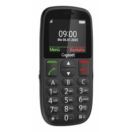 Gigaset GL395 Teléfono Móvil para Personas Mayores Dual SIM con Botones Grandes, Resistente IP44, Linterna, Negro