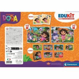 Clementoni CLE8005125182091 Edukit 4 en 1 Dora