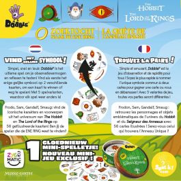 Asmodee Dobble: El Señor de los Anillos - ASM3558380128908 - Juego de cartas en francés