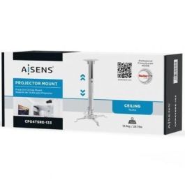 Aisens Soporte Universal Giratorio Inclinable y Extensible para Proyector, Blanco - Compatible con la mayoría de proyectores, Carga Máxima 13.5kg Aisens Soporte Universal Giratorio Inclinable y Extensible para Proyector, Blanco - Compatible con la mayoría de proyectores, Carga Máxima 13.5kg