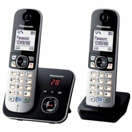 Panasonic KX-TG6822 Duo Teléfono inalámbrico contestador automático negro gris Precio: 88.50000016. SKU: B1CSZH96XY