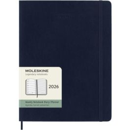 Moleskine DSB2012WN4Y26 Agenda 2026 Semanal Tapa Blanda XL (19x25 cm) Azul Zafiro, 12 Meses, para Notas y Planificación Precio: 28.69000024. SKU: B1K5LRT4P3