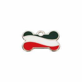 Placa identificativa para collar Imarc Citizen Italia Multicolor Hueso Aluminio