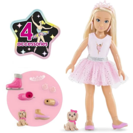 Corolle Muñeca Bailarina de San Valentín COR1713431849040 - 28 cm - 4 Accesorios - A partir de 4 años